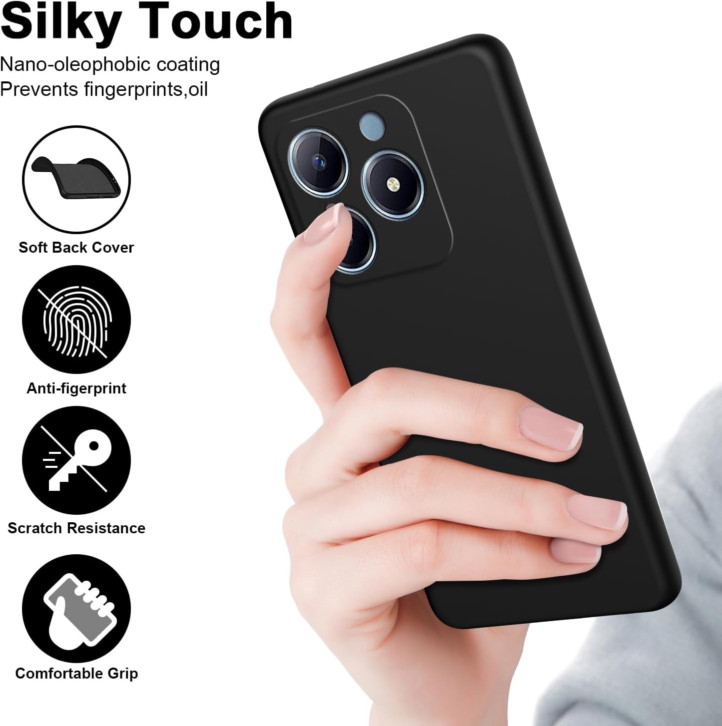 Flexible Liquid Silicone Case  - огляд і ціна Realme Note 50