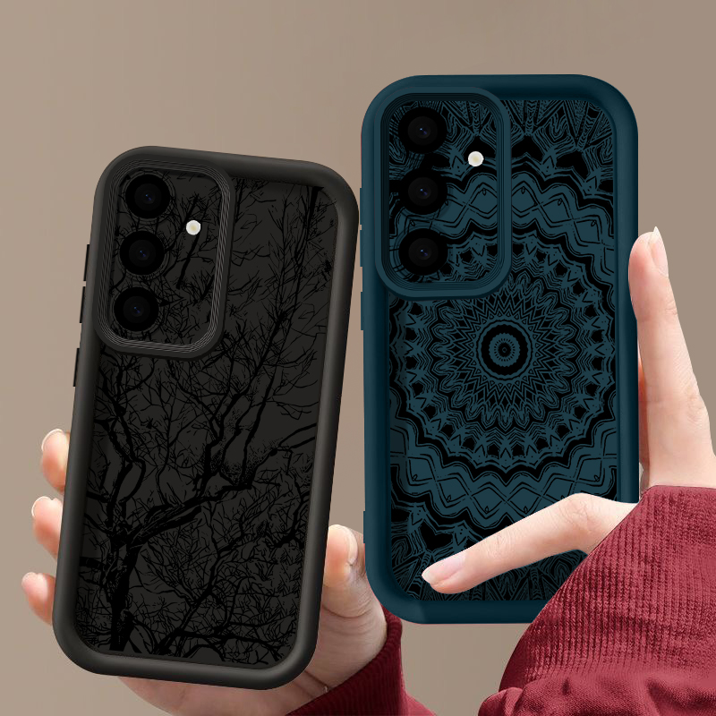 Retro Flower Totem Pattern Cas - огляд і ціна Samsung Galaxy A55