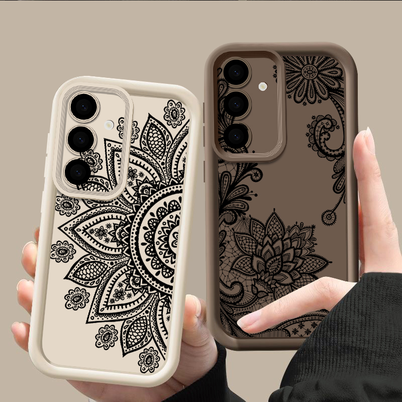 Retro Flower Totem Pattern Cas - огляд і ціна Samsung Galaxy A55
