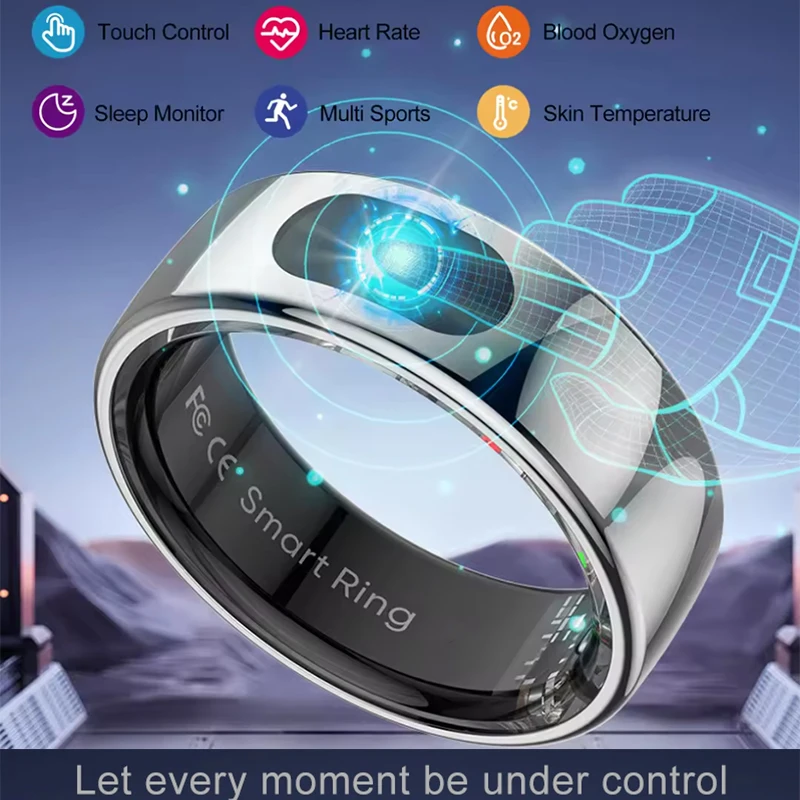 Smart Ring with Charging Case  - огляд і ціна Temperature Ring Skin