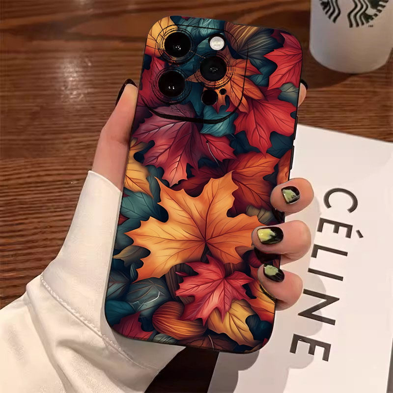 Autumn Maple Leaves Pattern Ph - огляд і ціна Xiaomi Poco X6