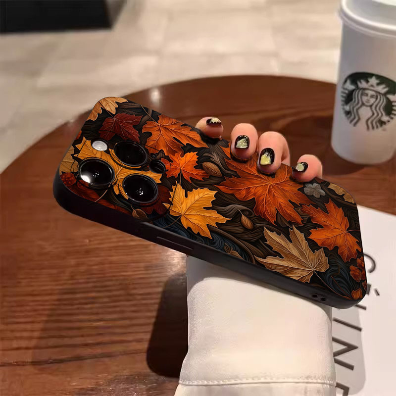 Autumn Maple Leaves Pattern Ph - огляд і ціна Xiaomi Poco X6