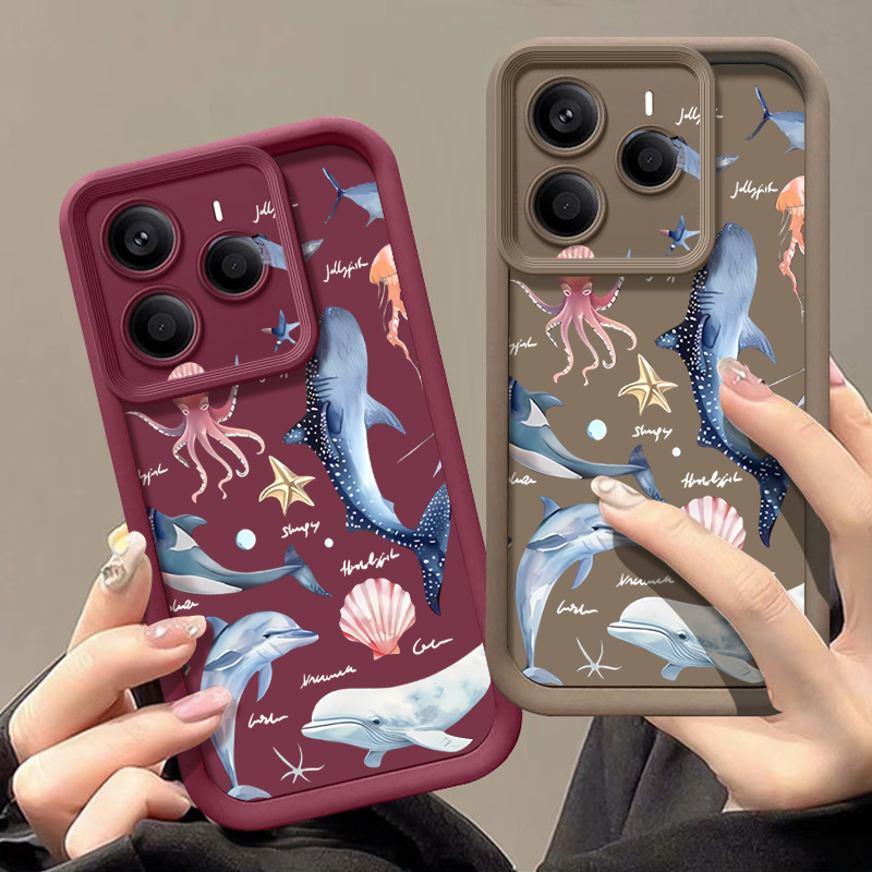 Cute Dolphin Patterned Soft Ca - огляд і ціна Xiaomi Redmi Note 13