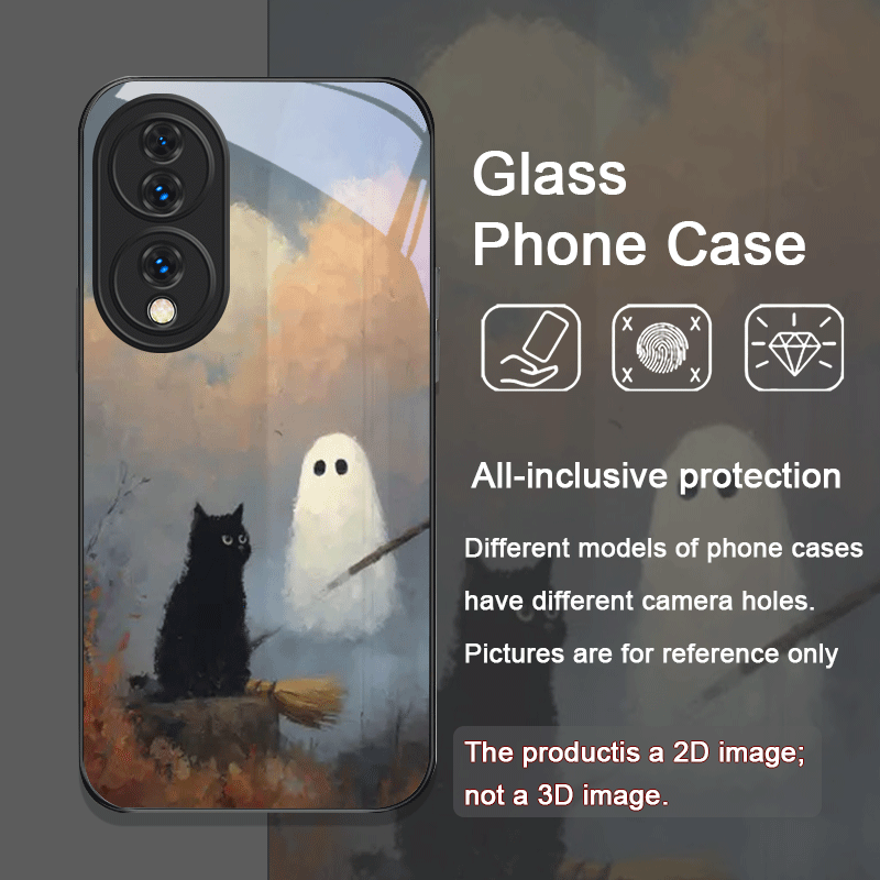 Cute Cartoon Black Cat Ghost P - огляд і ціна Huawei Nova 12