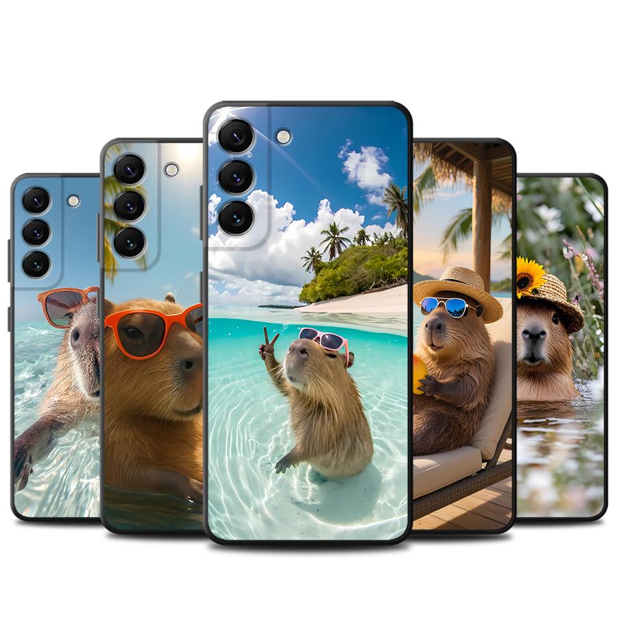 Vacation Capybara Case for Sam - огляд і ціна Samsung Galaxy A55