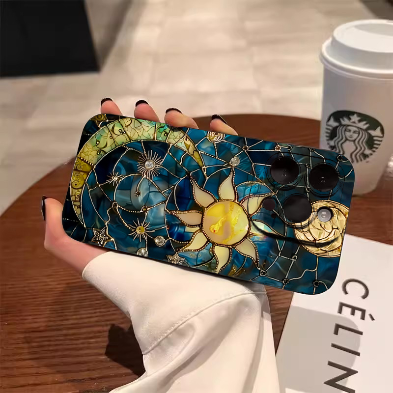 Aesthetic Sun Moon Print Phone - огляд і ціна Samsung Galaxy A55