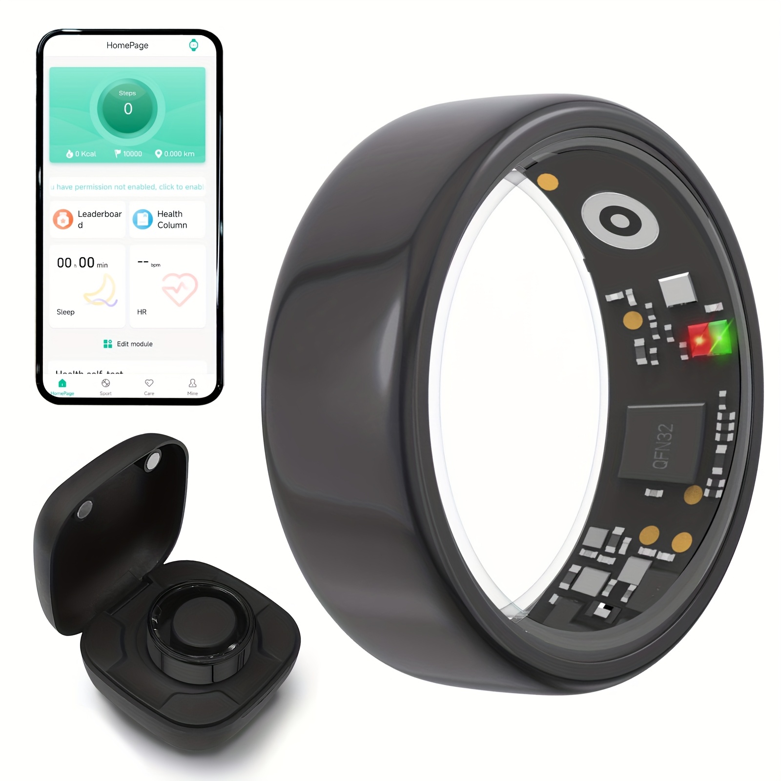 Smart Ring Men Women With Char - огляд і ціна Temperature Ring Skin