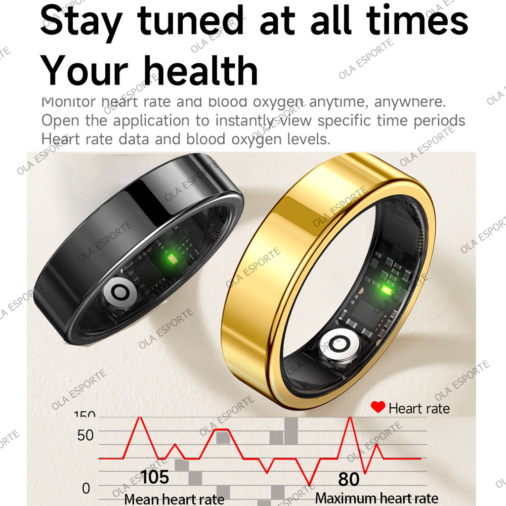 New R09 Smart Ring Men Women w - огляд і ціна Temperature Ring Skin