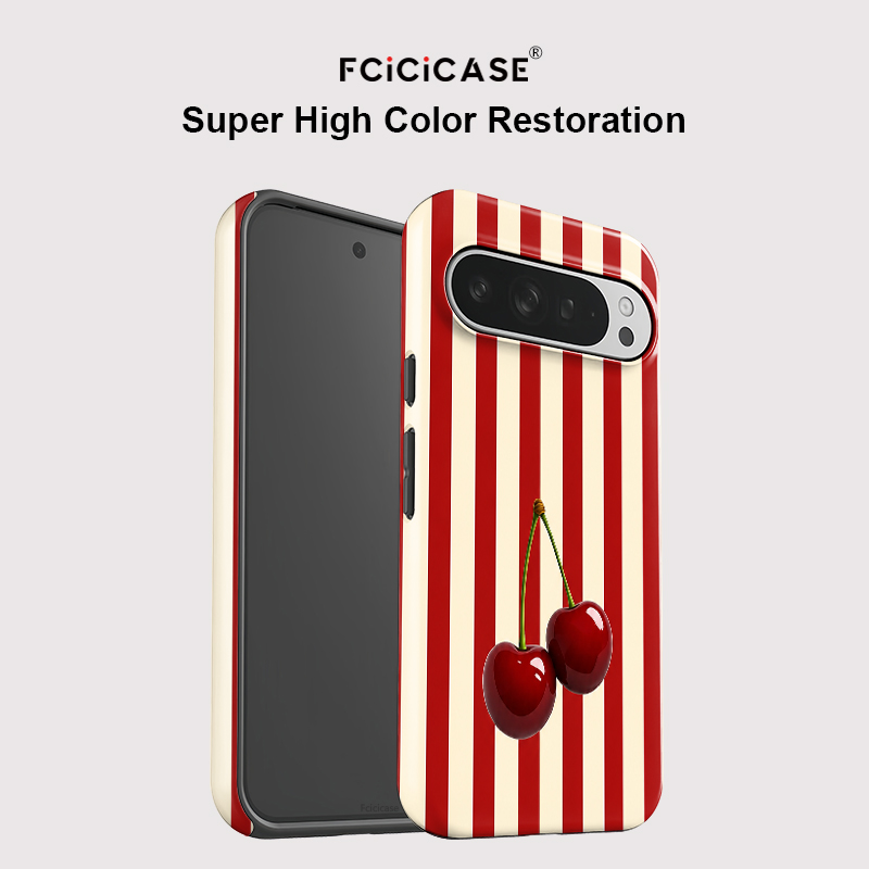 Fcicicase Cherry Stripe Patter - огляд і ціна Google Pixel 9 Pro