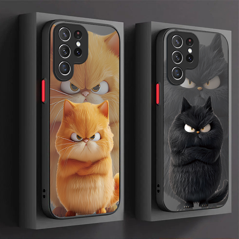 Angry Cat Couple Style Case fo - огляд і ціна Samsung Galaxy A55