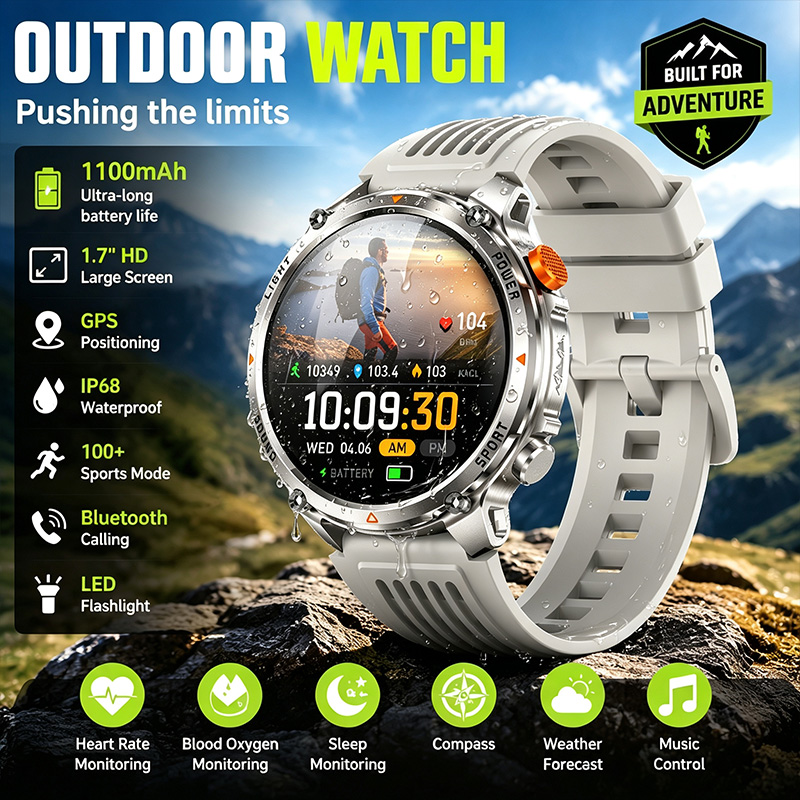 Wireless Calling Smart Watch I - огляд і ціна Breath Rate Monitor