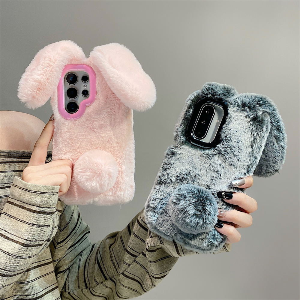 Cute Rabbit Ears Fluffy Stand  - огляд і ціна Samsung Galaxy S24