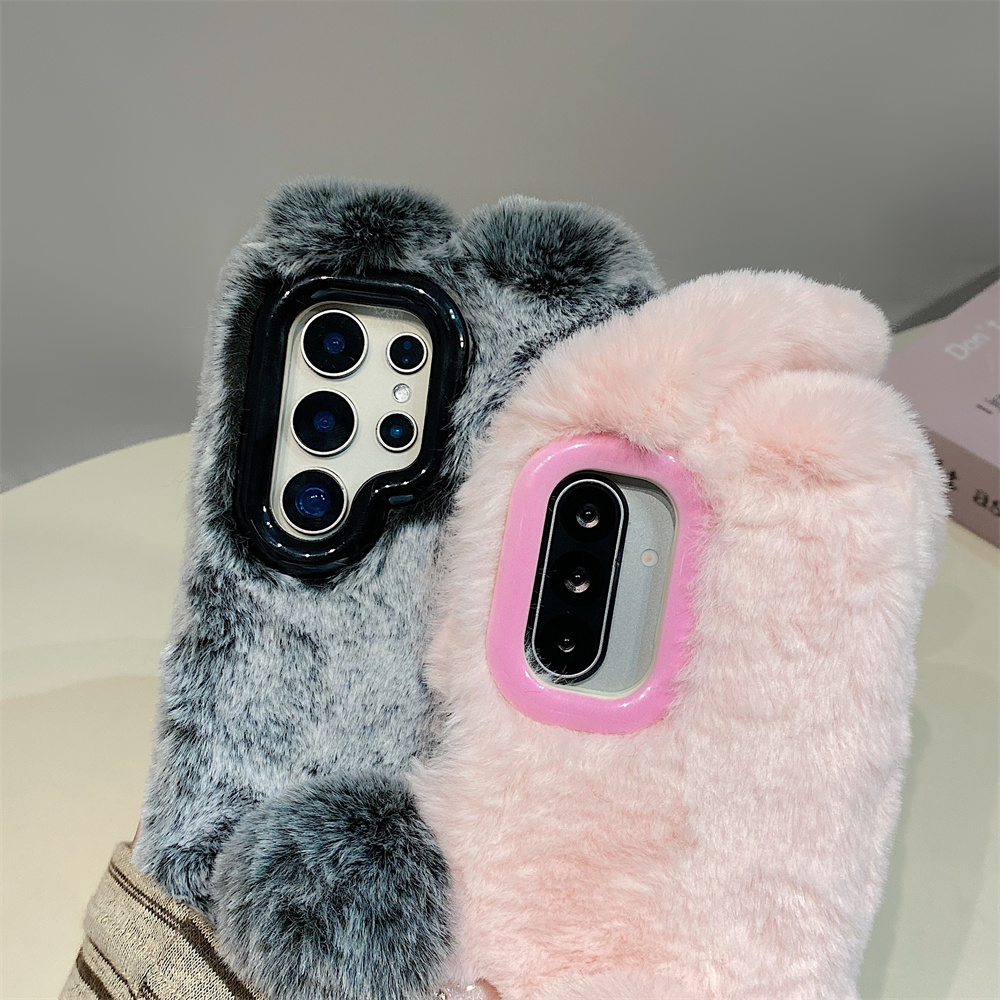 Cute Rabbit Ears Fluffy Stand  - огляд і ціна Samsung Galaxy S24