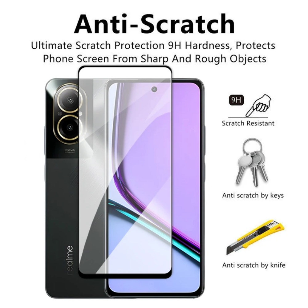 4in1 Tempered Glass For Realme - огляд і ціна Realme C67